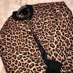 Cheetah Bomber Jacket